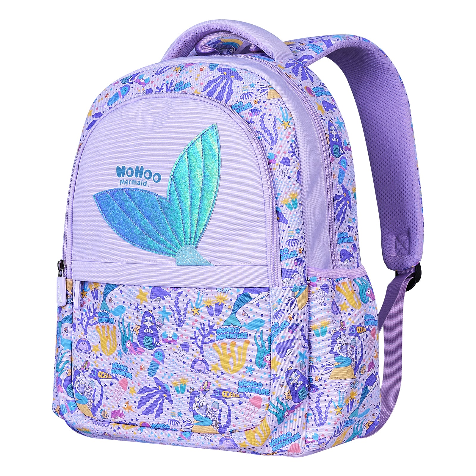 NOHOO New Fashion Mermaid Backpack Kid's School Bags for Simggle Series Teenagers Back Bags