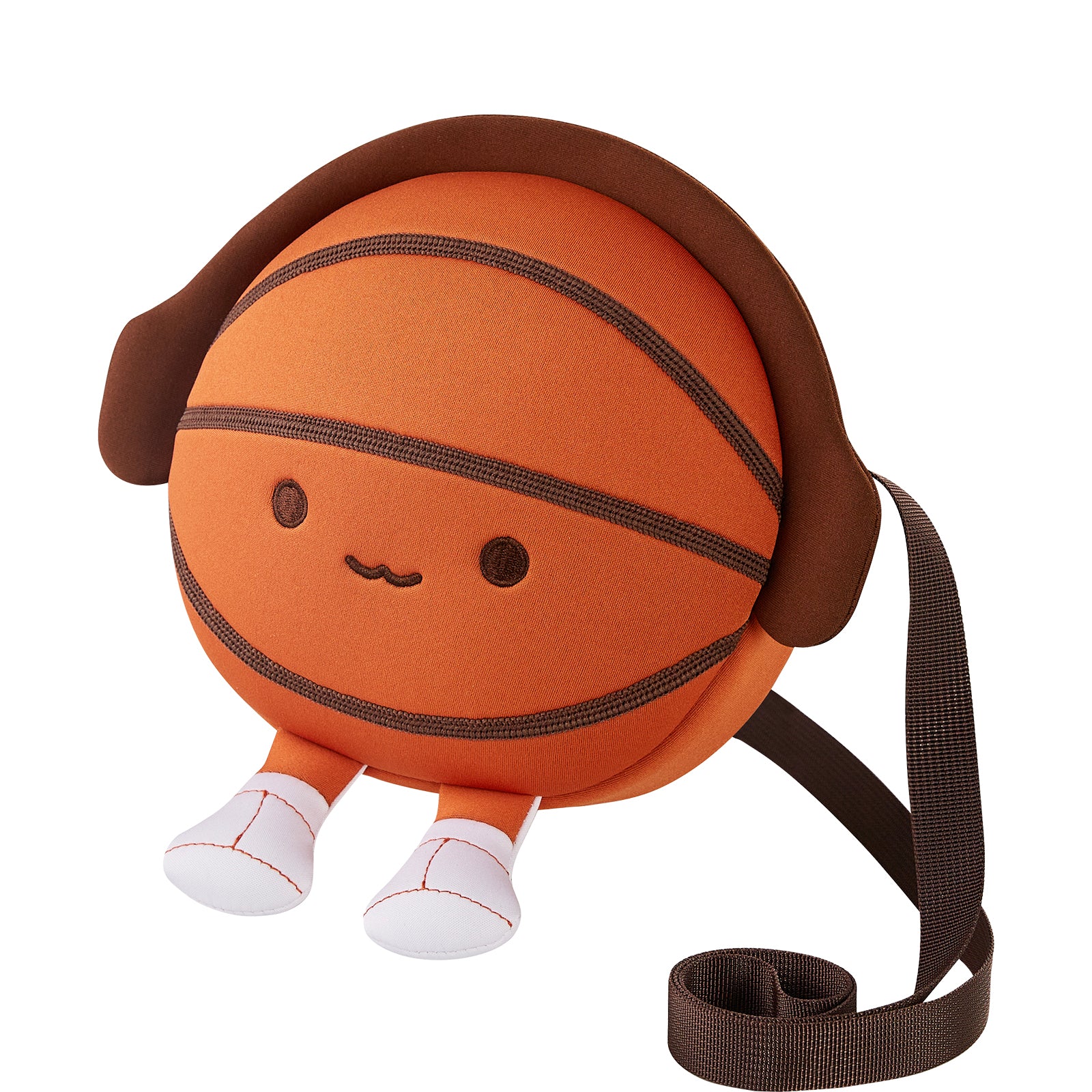 NOHOO Kids Funny Cute Patterned Football Shape School Fashion Crossbody for Kindergarten Use