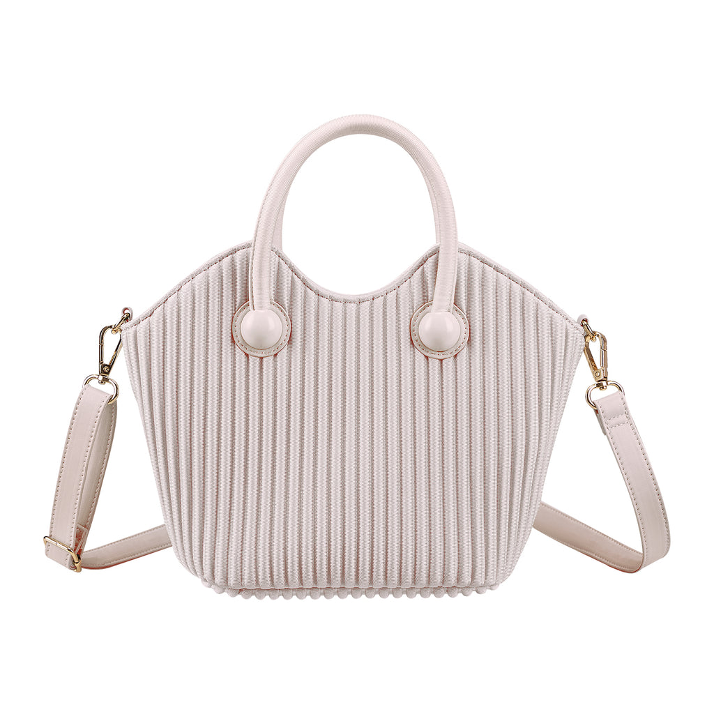 ONIMALS High-End Pleated Shoulder Bag Metal Accent Women's Crossbody Handbag Bulk Order