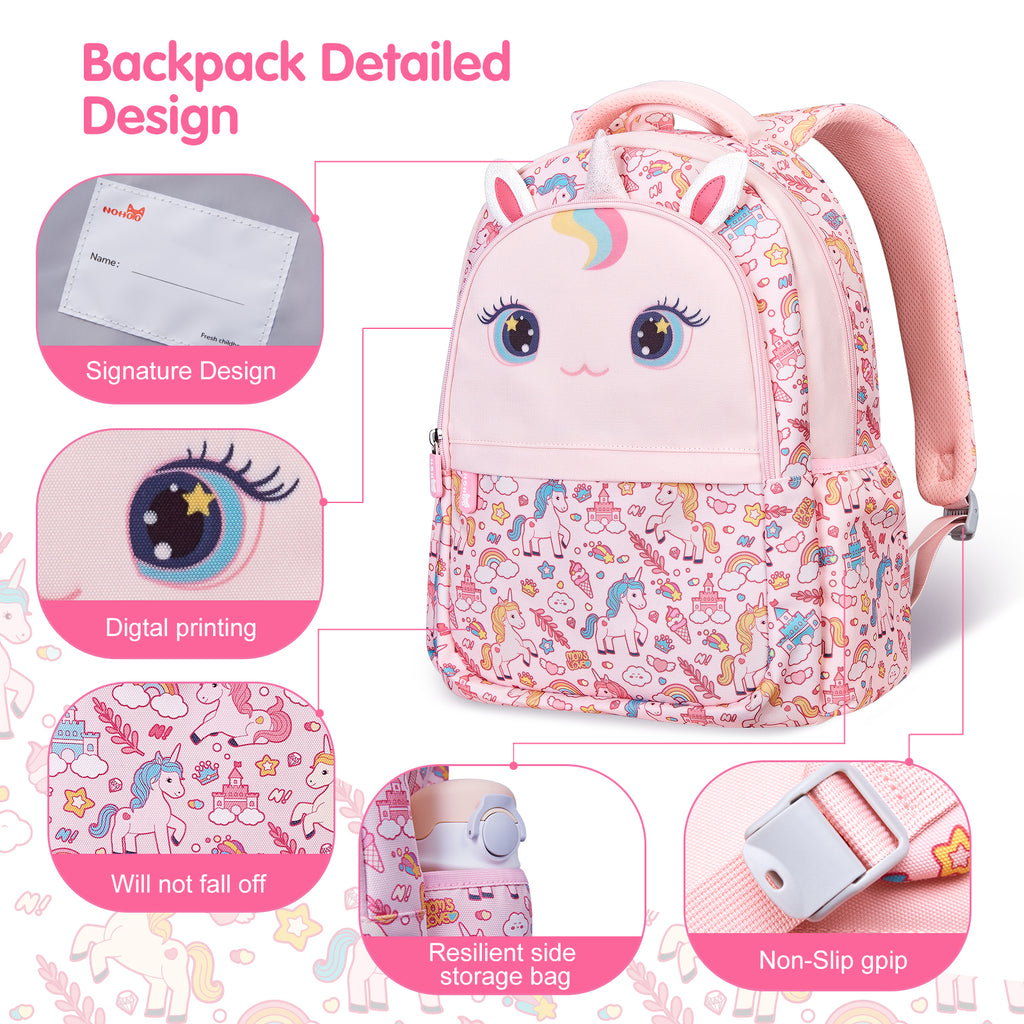 NOHOO New Fashion Mermaid Backpack Kid's School Bags for Simggle Series Teenagers Back Bags