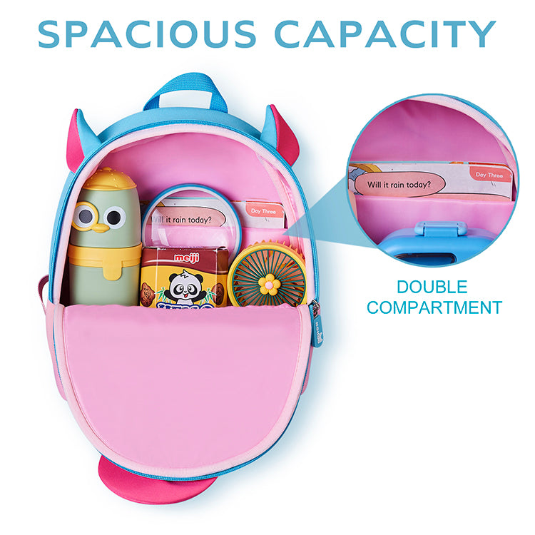 NOHOO Wholesale Price Kids Backpack with Cartoon Bags Style  Adjustable Straps Child Unicorn Bag
