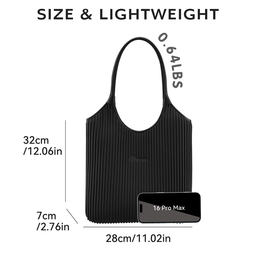 ONIMALS 2026 Newest Lady Fashion Dress Solid Color Women Shoulder Bag Large Capacity