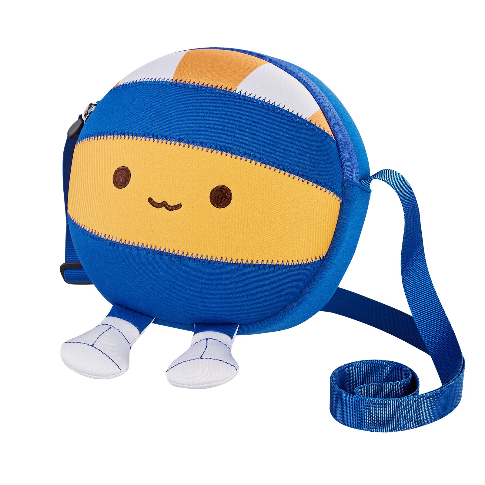 NOHOO Kids Funny Cute Patterned Football Shape School Fashion Crossbody for Kindergarten Use
