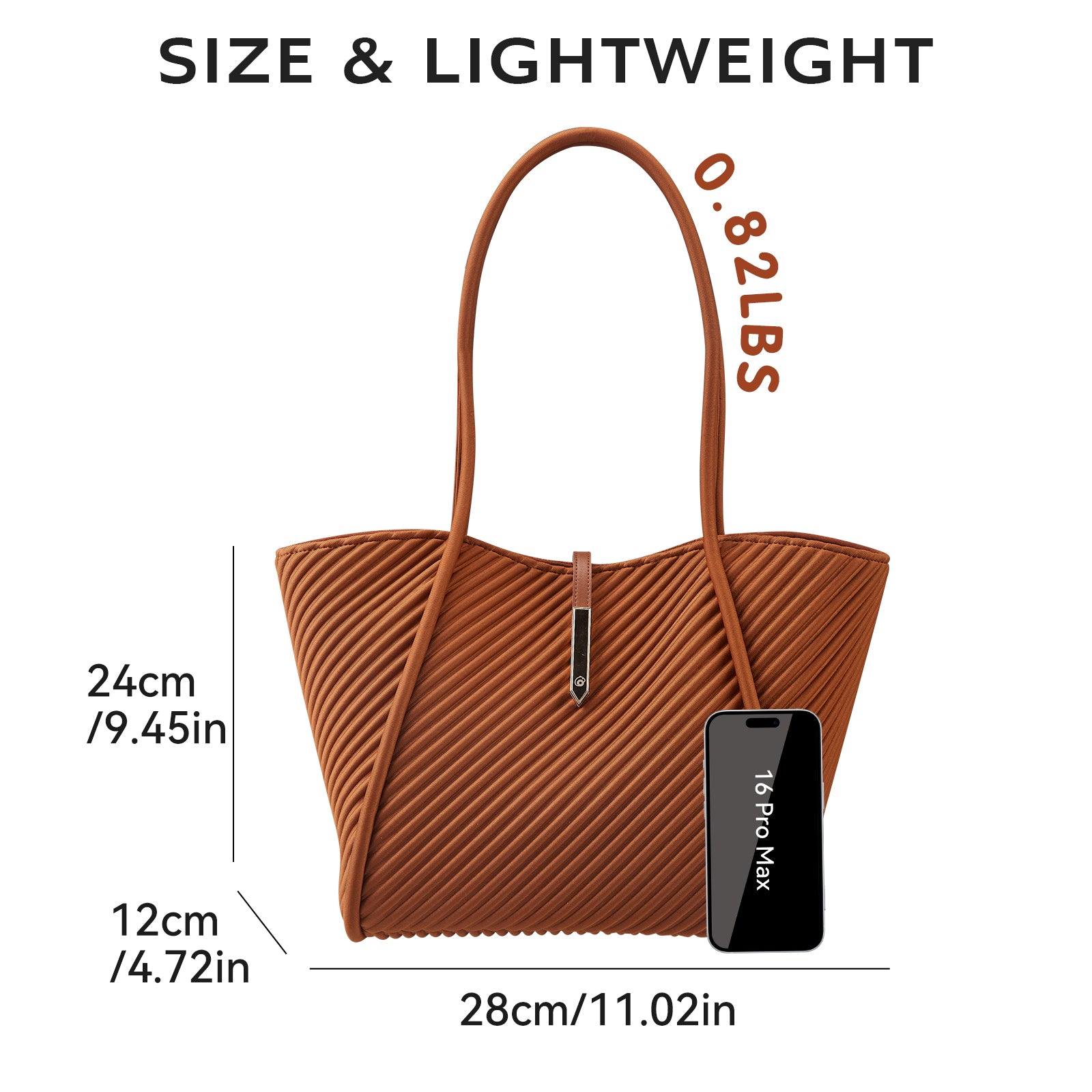 NOHOO Spandex Lady Tote Bag Solid Color Waterproof Women Shoulder Tote Bag All Seasons Use