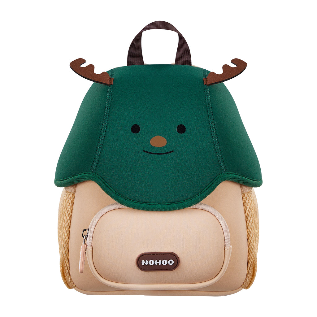 NOHOO Cartoon Cute Kids Backpack Angel Children's School Bags for Kindergarten Kids Bag Child Backpack Washable