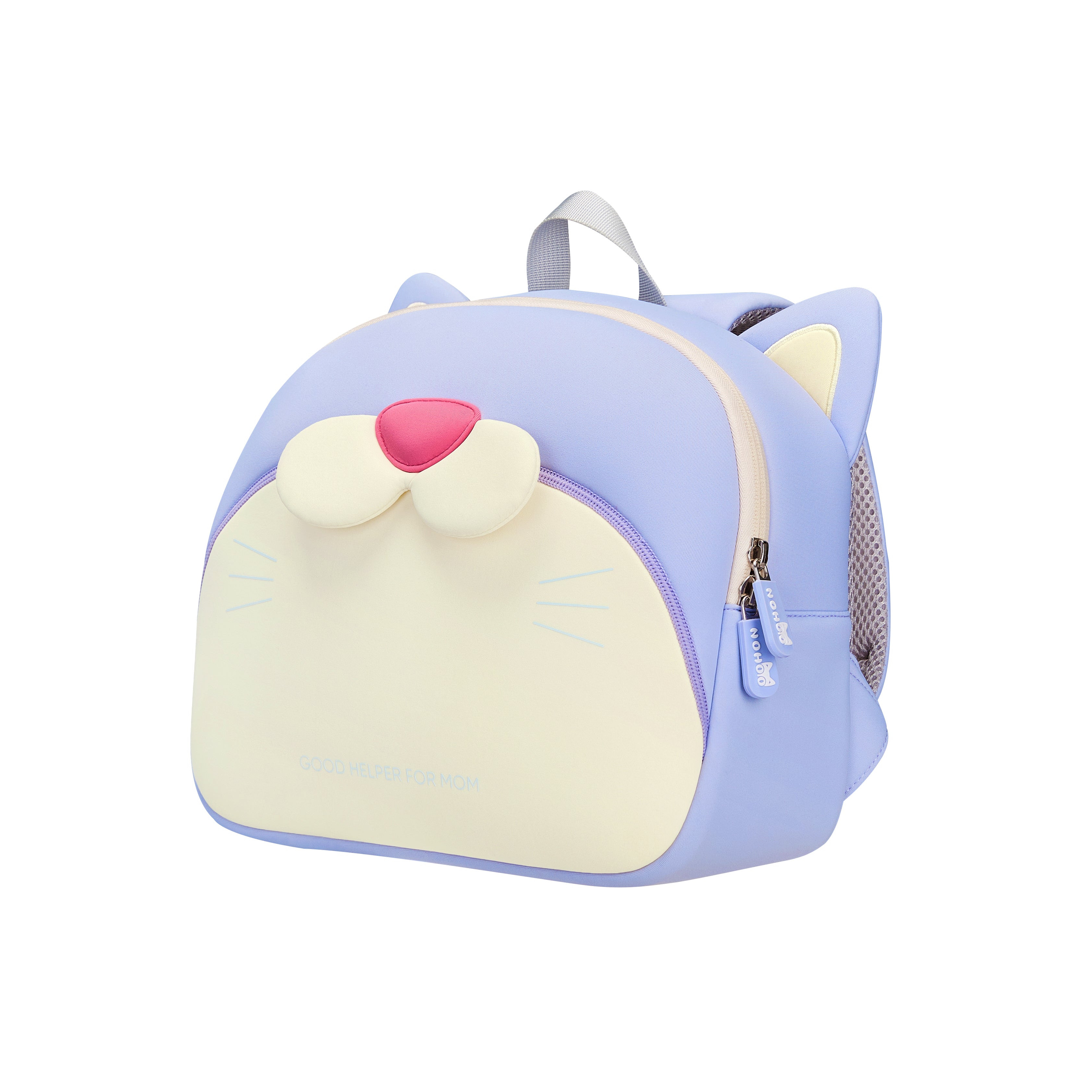 NOHOO Hot Selling Lightweight Gray cat Cute Kitty Backpack for Toddler Kids Gift