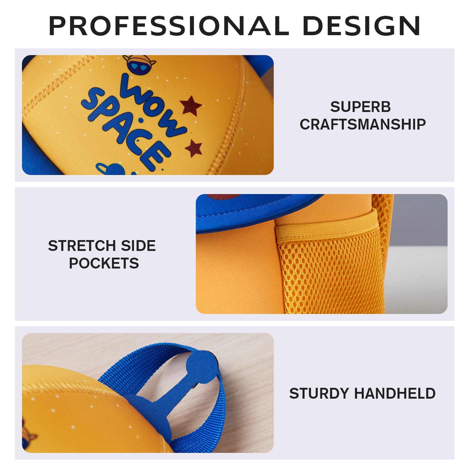 NOHOO High Quality 3D Cartoon Modeling Ice Cream Kids Backpack for Kindergarten and Elementary School Unisex