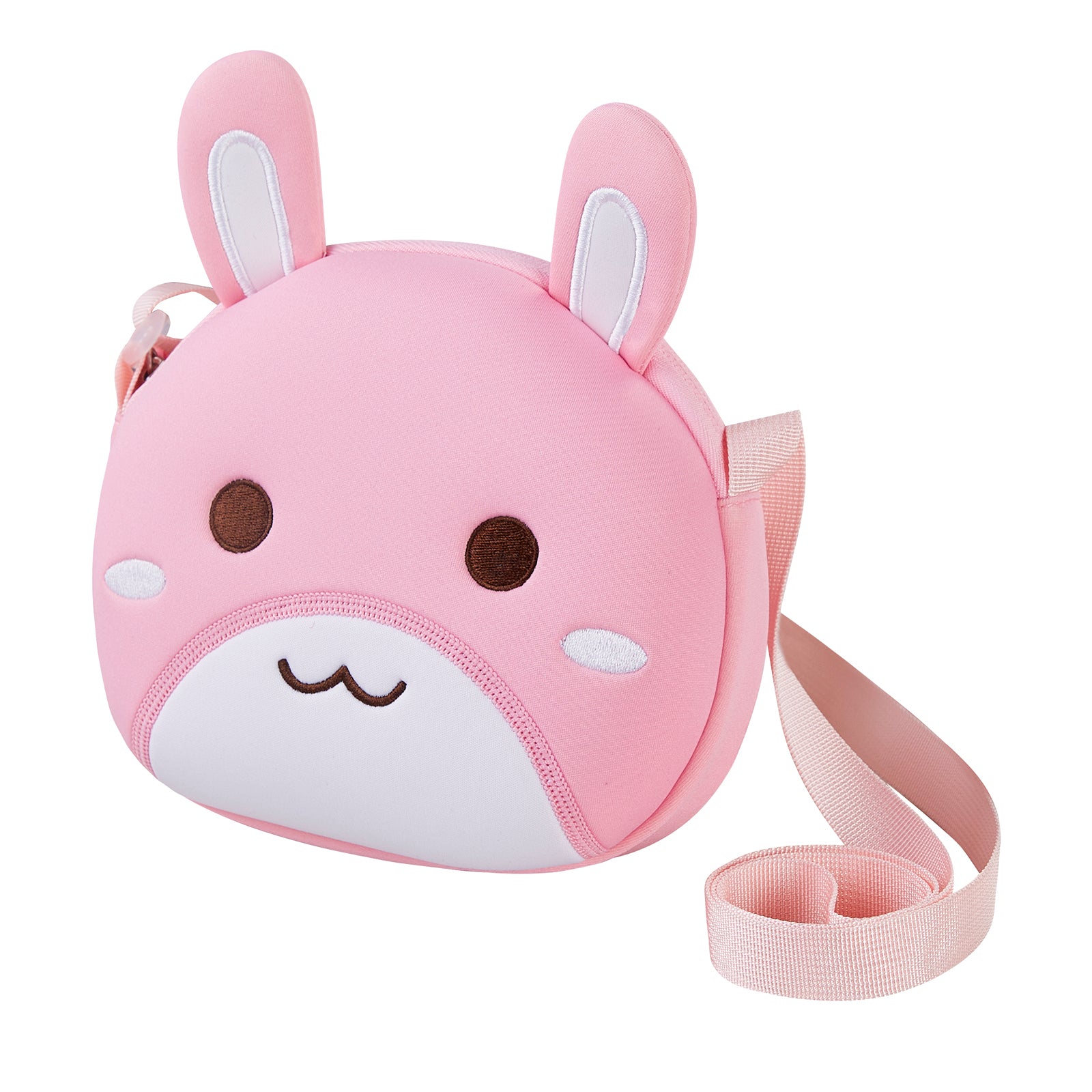 NOHOO Hot Selling 3D Shape Brown Bear Shape Mini Wallet Crossbody Bag for Kids Boys Girls