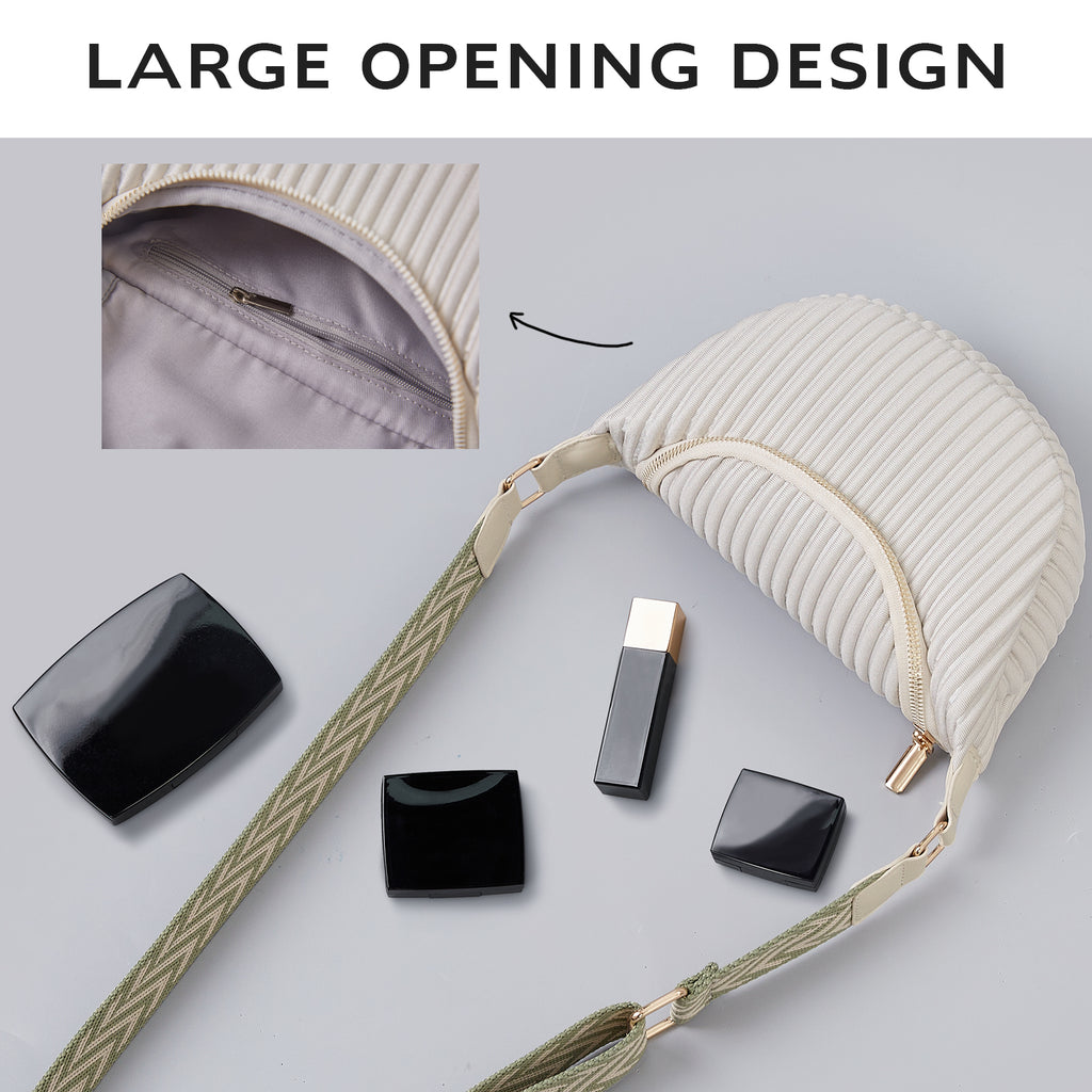 ONIMALS Hot Selling Women Solid Color Eco-friendly Crossbody Bag for Daily Use with Zipper
