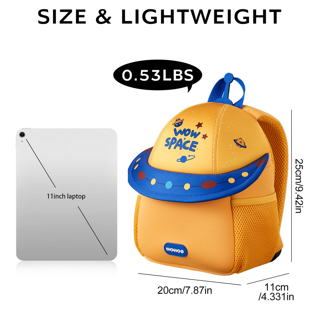 NOHOO High Quality 3D Cartoon Modeling Ice Cream Kids Backpack for Kindergarten and Elementary School Unisex