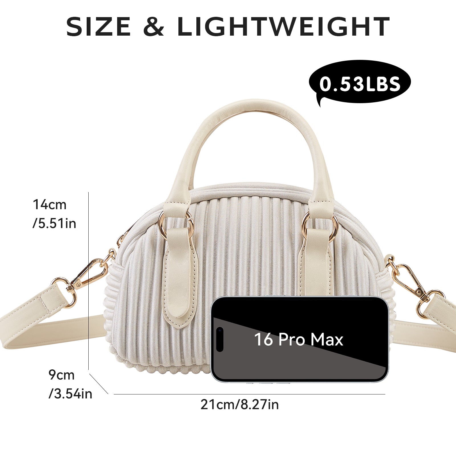 ONIMALS High Quality Mini Solid Color Small Handbag Crossbody Bag for Women Daily Use