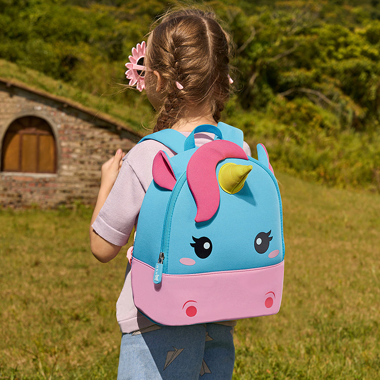 NOHOO Wholesale Price Kids Backpack with Cartoon Bags Style  Adjustable Straps Child Unicorn Bag