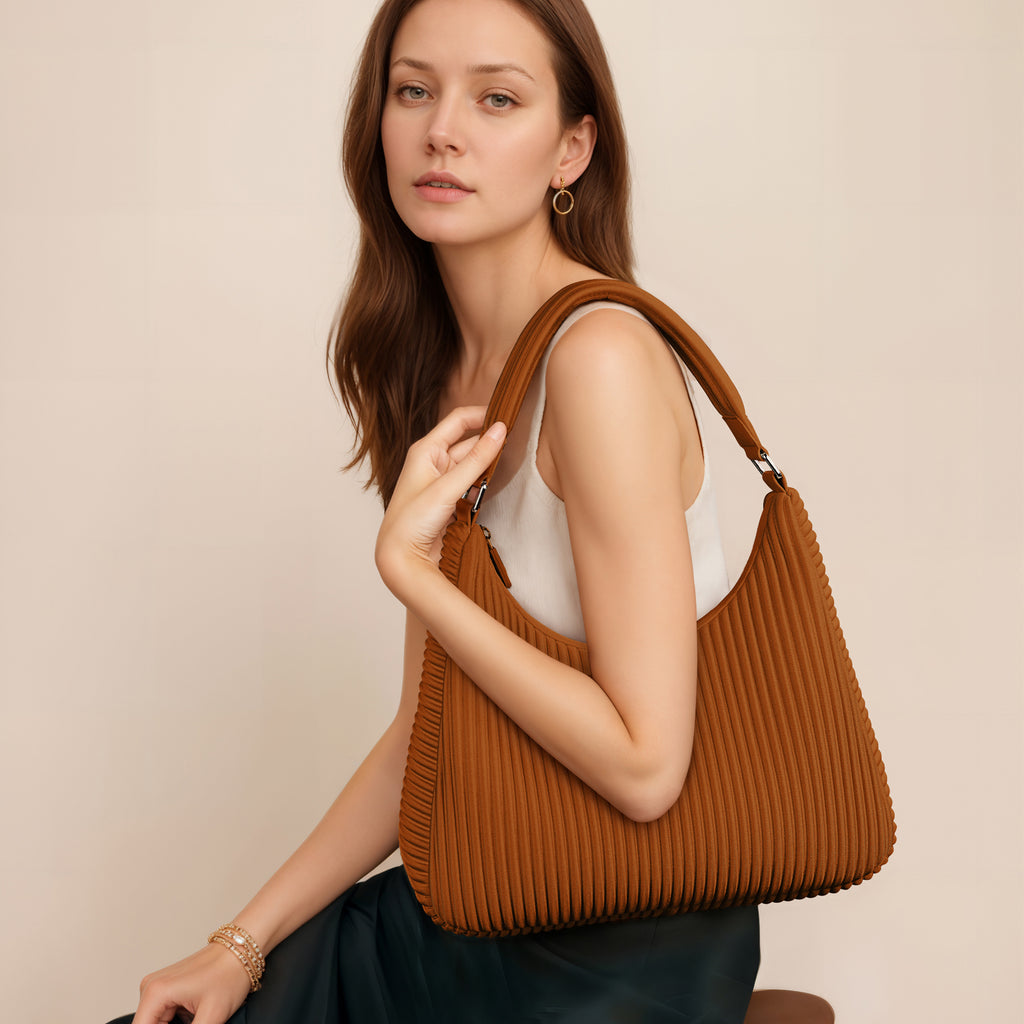 ONIMALS High Quality Solid Color Fashion Underarm Women Bag for Dating Business