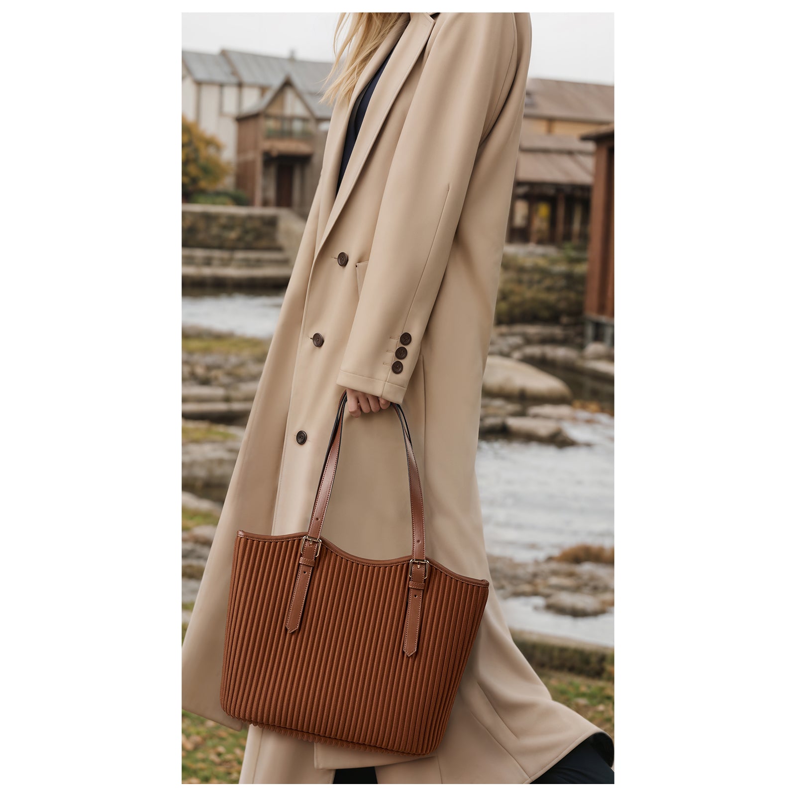 ONIMALS Hot Selling Fashion Design Large Capacity Women Shoulder Tote Bag for Daily Use