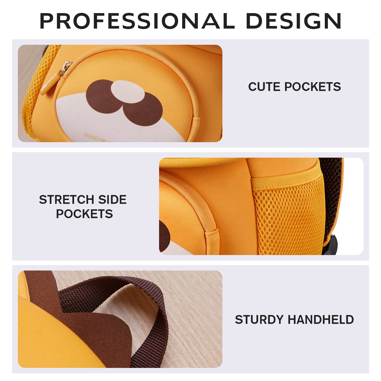 NOHOO Outdoor Waterproof Cute Backpack School Bag for Toddler Kids Children's Schoolbag for Kindergarten Custom LOGO