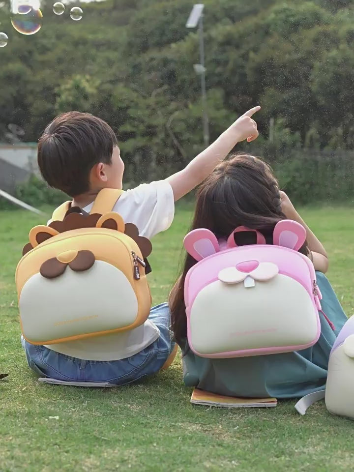 NOHOO Hot Selling Lightweight Gray cat Cute Kitty Backpack for Toddler Kids Gift